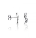 Boucles d'oreilles CLEOR Or 375/1000 Oxyde de Zirconium