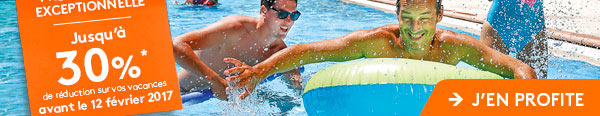 PROLONGATION EXCEPTIONNELLE : Jusqu'à 30% de remise avant le 12/02/2017.
